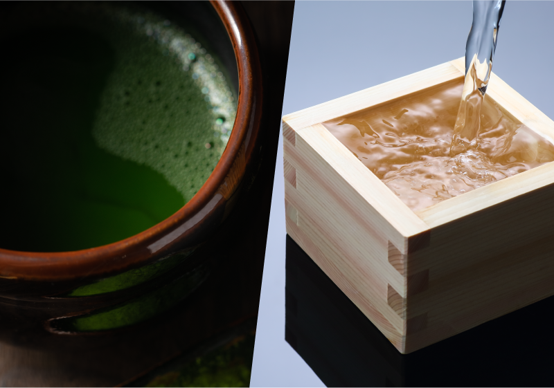 純米大吟醸×一番摘み抹茶最高のマリアージュ